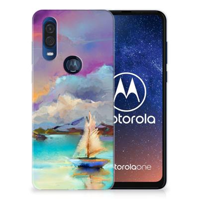 Smartphone hoesje Motorola One Vision Boat