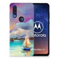 Smartphone hoesje Motorola One Vision Boat