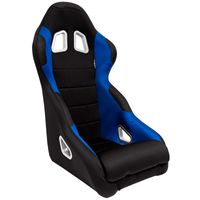 Sportstoel 'K5' - Zwart/Blauw - Vaste rugleuning - incl. sledes SS36B
