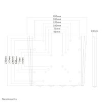 Neomounts FPMA-W110BLACK TV-beugel 25,4 cm (10) - 101,6 cm (40) - thumbnail