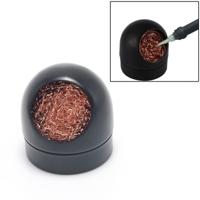 solderen Iron nozzle reiniging bal puur koper verwijderen tin Ball seat (zwart) solderen Iron nozzle reiniging bal puur koper verwijderen tin Ball seat (zwart)