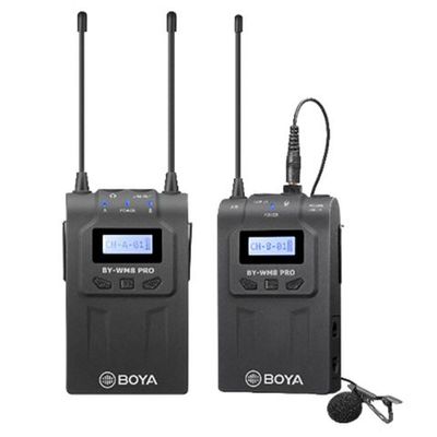 Boya uhf duo lavalier microfoon draadloos by-wm8 pro-k1