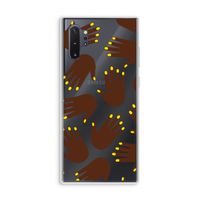 Hands dark: Samsung Galaxy Note 10 Plus Transparant Hoesje Hands dark: Samsung Galaxy Note 10 Plus Transparant Hoesje
