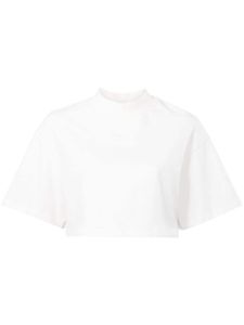 Reebok LTD t-shirt en coton Vectorà coupe crop - Blanc