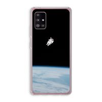 Alone in Space: Samsung Galaxy A51 5G Transparant Hoesje Alone in Space: Samsung Galaxy A51 5G Transparant Hoesje