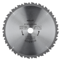 Wolfcraft Kap- en verstekzaagblad | HM | 24 Zähne | Ø305mm | 1 stuk - 6554000