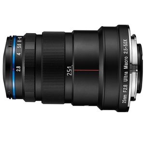 Laowa 25mm F/2.8 2.5-5X Ultra-Macro Lens voor Pentax K