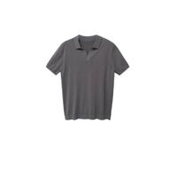 Mango Man regular fit polo antraciet - thumbnail