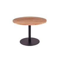 MaximaVida ronde eettafel Java zwart 100 cm - zware 55 kg uitvoering