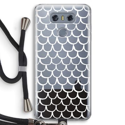 Dakpannetjes: LG G6 Transparant Hoesje met koord