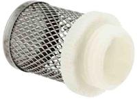 RVS filter voor terugslagklep - zuigkorf - 1-1/2” Buitendraad