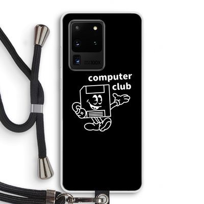 Floppyhead: Samsung Galaxy S20 Ultra Transparant Hoesje met koord