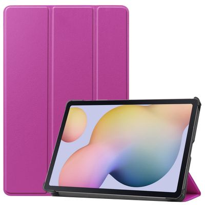 3-Vouw sleepcover hoes - Samsung Galaxy Tab S7 / Tab S8 - Paars