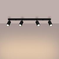 Plafondlamp KARBON 4L zwart