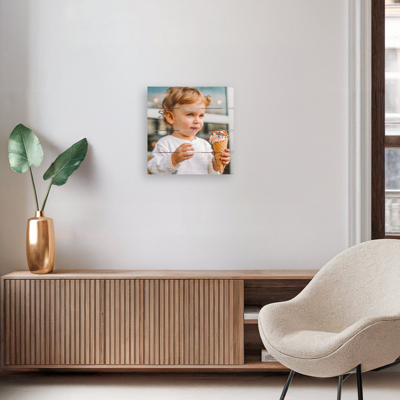 Foto op hout afdrukken - Planken - 40 x 40 cm