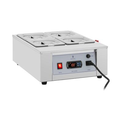 Chocoladesmelter - 4 x 1,5 l - tot 100 °C - Royal Catering