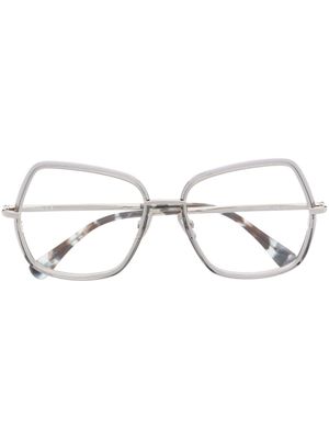 Max Mara Eyewear lunettes de vue à monture carrée - Argent