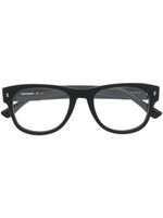 DSQUARED2 EYEWEAR lunettes de vue à monture ronde polie - Noir