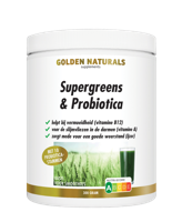 Golden Naturals Supergreens & probiotica 300 Gram