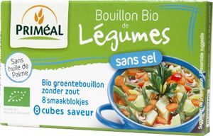 Groentebouillon blokjes zonder zout 9 gram bio