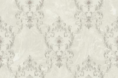 Dutch Wallcoverings Carrara Best - Beige/Zilver