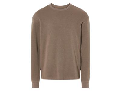 LIVERGY Heren sweater (Bruin, L)