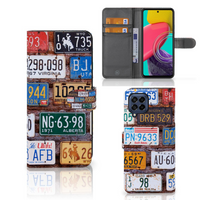 Samsung Galaxy M53 Telefoonhoesje met foto Kentekenplaten - thumbnail