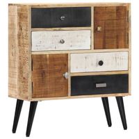 vidaXL Dressoir 70x30x78 cm massief mangohout - thumbnail