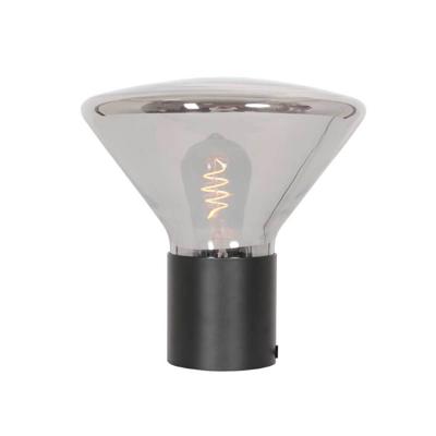 Steinhauer TafellampAmbiance zwart met smoke glas - 3401ZW