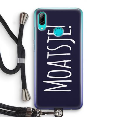 Moatsje!: Huawei P Smart (2019) Transparant Hoesje met koord
