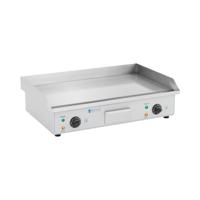 Dubbele elektrische bakplaat - 73 cm - Royal Catering - glad - 2 x 2200 W