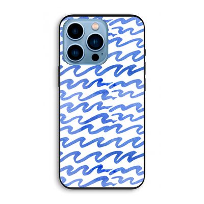 Blauwe golven: iPhone 13 Pro Biologisch afbreekbaar hoesje