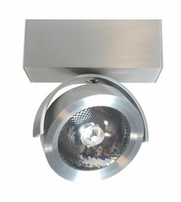 Artdelight Led opbouwspotDutchess 13w - 2700K - 16cm metaalgrijs - QR 0001 ALU-LED