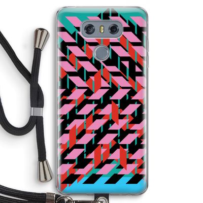 Skew Blush 2: LG G6 Transparant Hoesje met koord