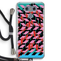 Skew Blush 2: LG G6 Transparant Hoesje met koord