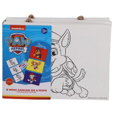 Paw Patrol 3 Mini Canvas Schilderijen aan Touw