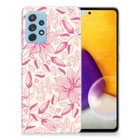 Samsung Galaxy A72 | TPU Case | Pink Flowers