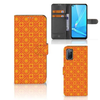 OPPO A72 | OPPO A52 | Telefoon Hoesje | Batik Oranje