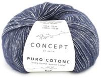 Katia Puro Cotone 55 Nacht Blauw