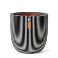 CAPI EUROPE Pot bol groove nl d35h34cm antraciet