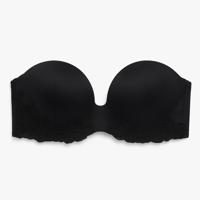 AMBRA Lingerie Titanium Strapless BH Zwart 0330