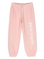 Palm Angels Kids pantalon de jogging en coton à logo imprimé - Rose