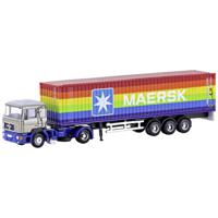 Minis by Lemke LC4066 N Vrachtwagen MAN F90 containeroplegger MAERSK - thumbnail