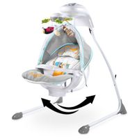 Sevils Schommelstoel Bugie+ grijs, de ideale babyswing vanaf 0+