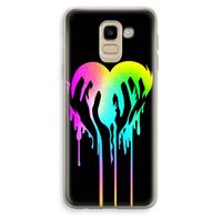 Hold My Heart: Samsung Galaxy J6 (2018) Transparant Hoesje
