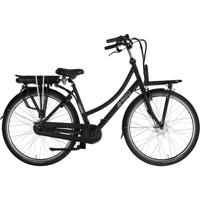 AMIGO Elektrische Transportfiets E-Lagos T3 28 Inch 50 cm Dames 7V Rollerbrake Matzwart - thumbnail