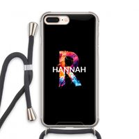 Abstract Spectrum: iPhone 7 PLUS Transparant Hoesje met koord