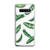 Lange bladeren: Samsung Galaxy S10 4G Transparant Hoesje