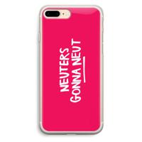 Neuters (roze): iPhone 7 Plus Transparant Hoesje