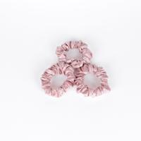 Zijden Scrunchies Groot Pink